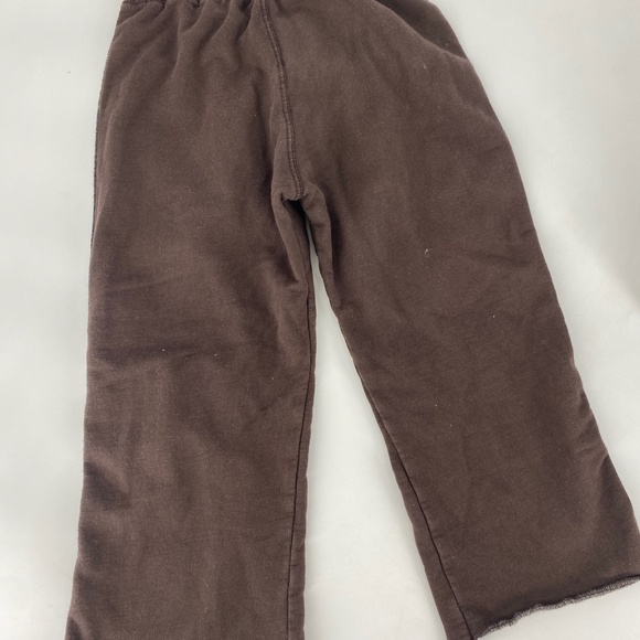 Pre own Kids Brown Wide Leg Pants Size 4 Drawstring Waist #8 Patch - Picture 6 of 6